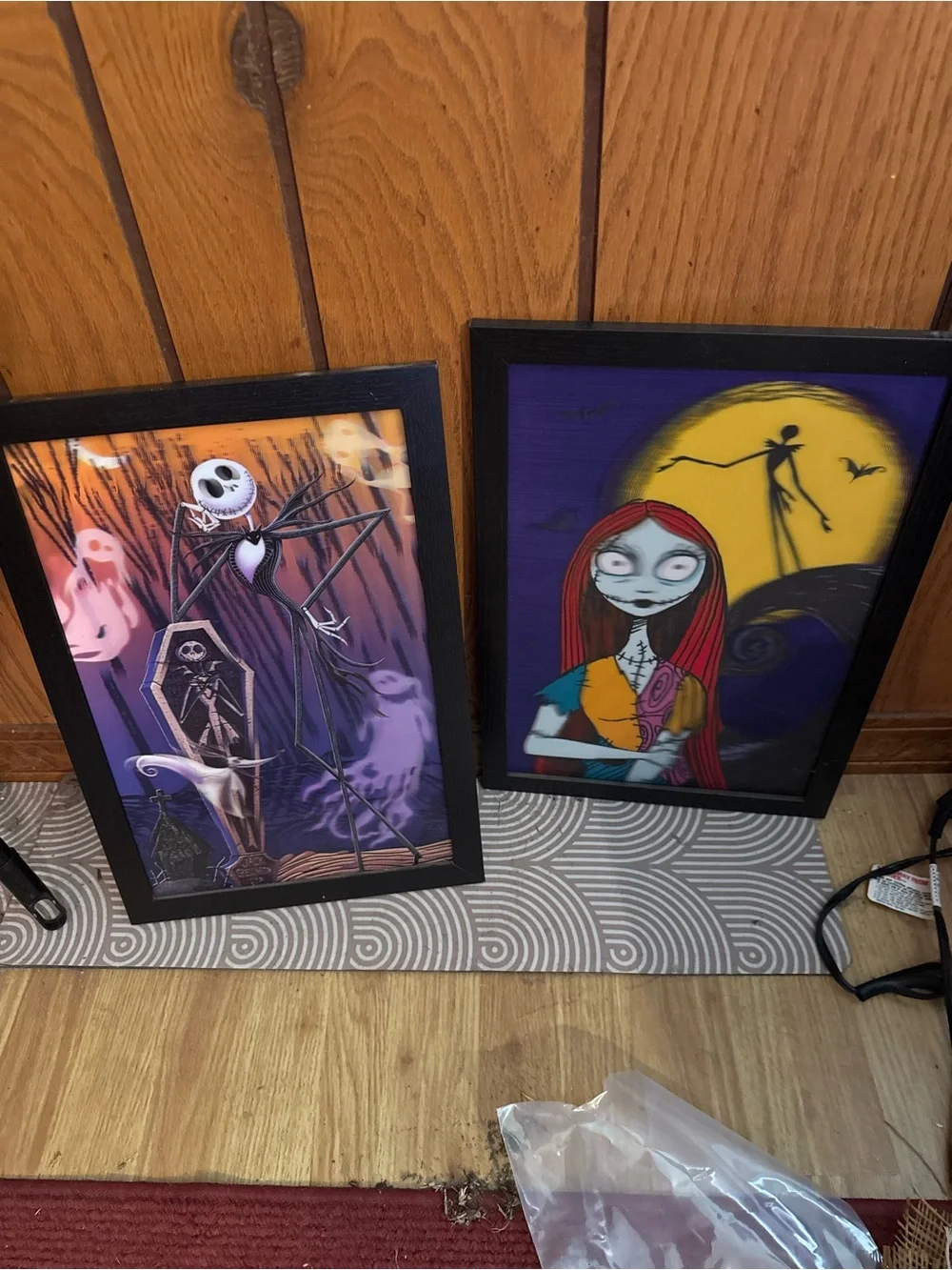 Disney The Nightmare Before Christmas Wall Art - Purple, Yellow, Red, Black